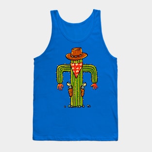 Cowboy cactus Tank Top